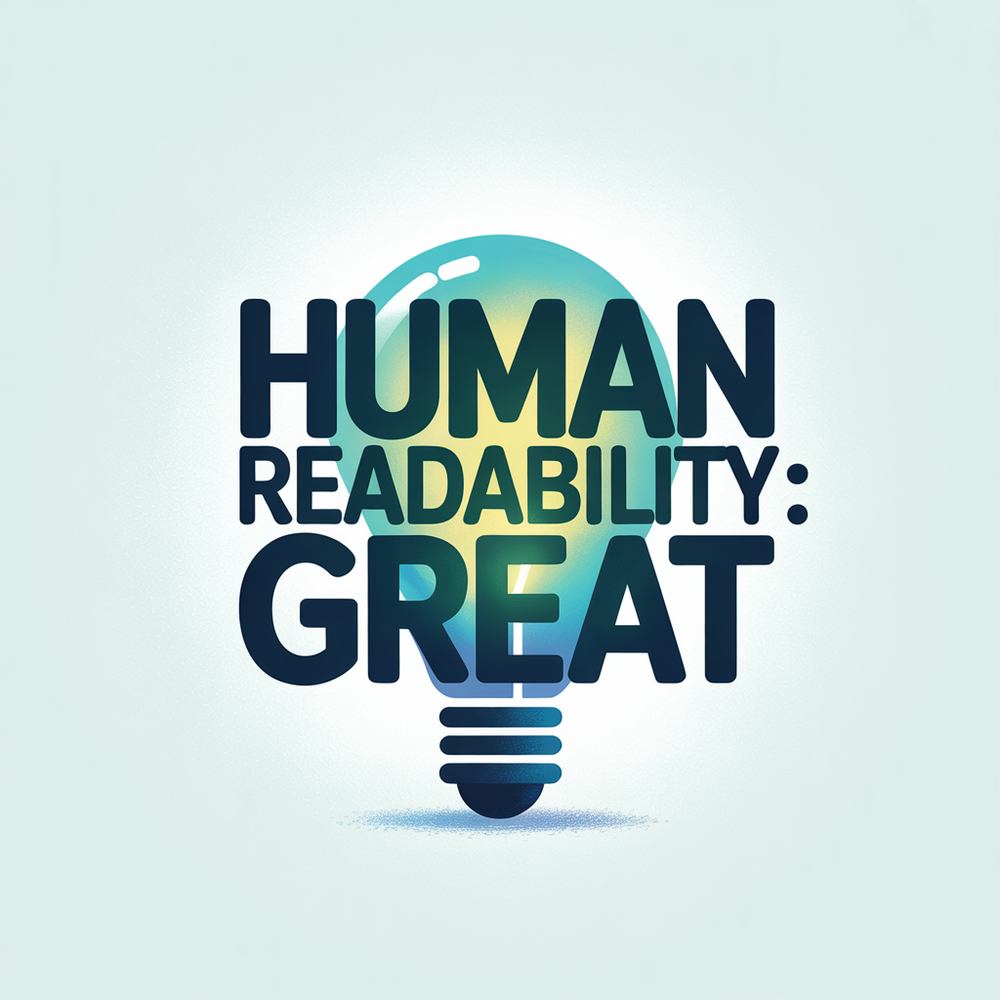 Optimized For Human Readability and Logic Flow